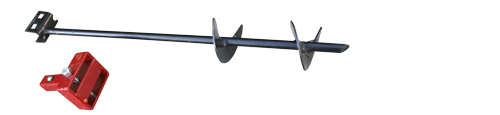 Mobile home anchor adaptor Earth drill adaptor to install - anchors for mobile homes