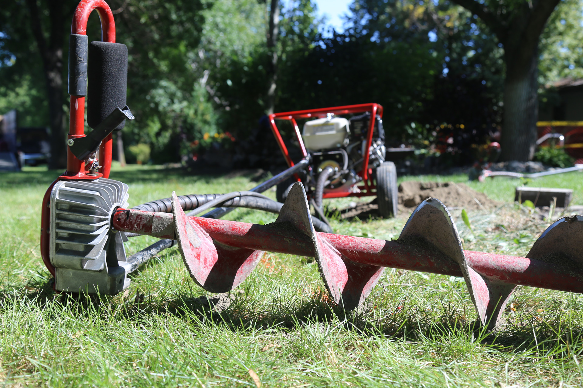 Little Beaver Mechanical earth auger Little Beaver Mechanical earth auger