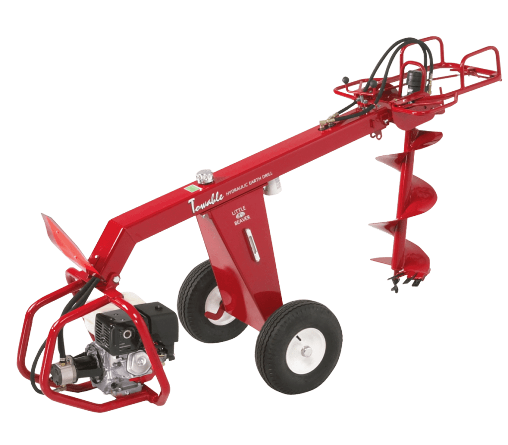 Towable Hydraulic Earth Drill
